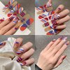 7 Sheets Semi Cured Gel Nail Strips 4th of July Gel Nail Strips Polish Wraps Supplies Self Adhesive Independence Day Gel Nails Sticker Full Nail Wraps Patriotic Flag Designs for Women Manicure Tips