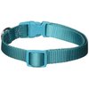 Zack & Zoey ⅝" Wide Nylon Dog Collar, Fits Necks 14" to 20", Bluebird