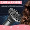 Diffuser Nozzle for Dyson Airwrap Styler, Diffuser Attachment And Adaptor for Dyson Hair Dryer, Air Wrap Curly Hair Diffuser Hair Dryer, Black
