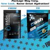 DASH Hydrate Rapid Hydration Electrolyte Drink Mix Packets | Rapid Absorption & Recovery with No Sugar | Activate Energy – Detoxify - Support |16 ct (Blue Raspberry)