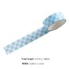 VILLCASE Grid Washi Tape Set, 6 Rolls Self-Adhesive Checkers Tape, Decorative Craft Washi Masking Tape Gift Wraps Tape for Scrapbooking, DIY Decor and Crafts