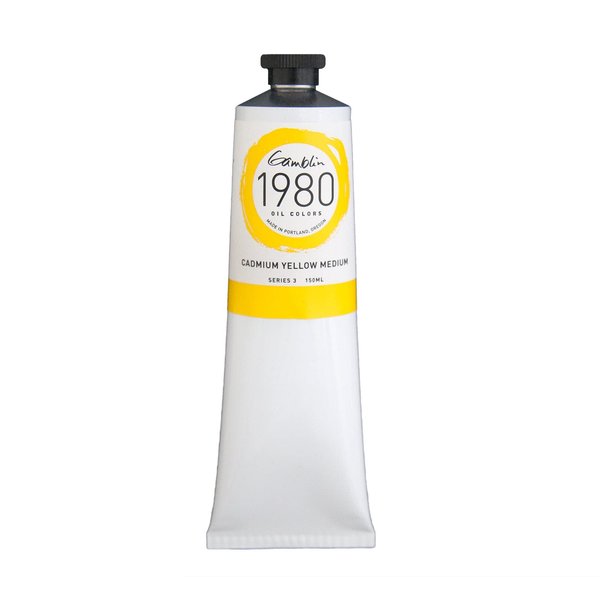 Gamblin 1980 Oil Cadmium Yellow Med 150Ml
