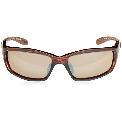Crossfire 2117 Infinity Premium Safety Glasses, HD Brown Mirror Lens - Brown Frame