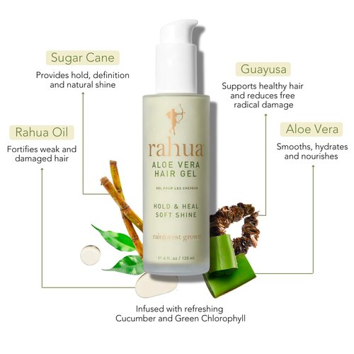 Rahua Aloe Vera Hair Gel 4 Fl Oz, Hair Gel for Women and Men for All Hair Types