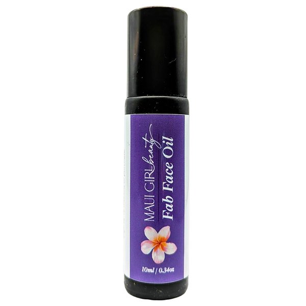 Natural Face Oil for Anti-Aging, Reducing Wrinkles, Hydrating, Deep Moisturizing for Bright and Glowing Skin Formulated By Maui Girl Beauty Fab Face Oil