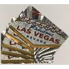 FVLFIL enenfeifei Las Vegas Welcome to Fabulous Sign Gold & Silver Foil Playing Cards