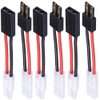 YLP 3 Pairs Compatible with TRX to Tamiya Male Female Connector Adapter Cable 14awg 5cm 1.96in for NiCd NiMH Dynamite(Pack of 3)