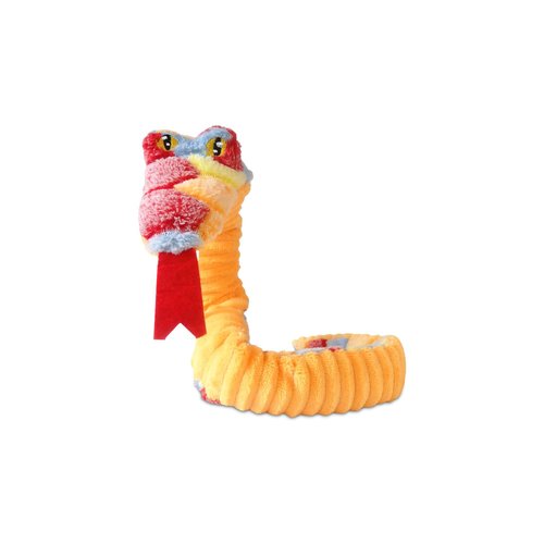 ASPCA Snake Dog Toy Squeaky Plush One Piece Pet Teeth Teasing Toy - 24 Inches Long
