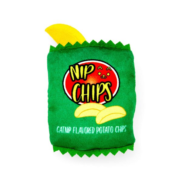Leaps & Bounds Plush Chip Bag Cat Toy