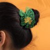 Aularso St.Patrick’s Day Hair Clips Irish Pattern Hair Clips Green Shamrock Hair Accessories Lucky Day Barrette for Women and Girls (E (Clover))