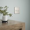 Franklin Brass Classic Lace Wall Plate, Satin Nickel Double Switch Cover Switch Cover, 1-Pack, W35073-SN-C