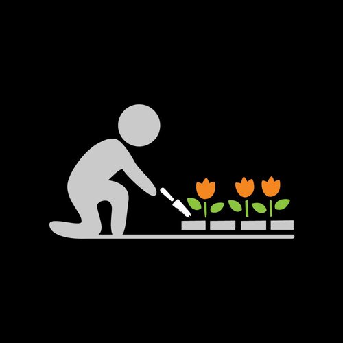 Fiskars 79796931J FiberComp Garden Trowel Transplanter, Black