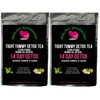 Healthy Diversions Tight Tummy Detox Tea, Extra Strength results within a week reduce bloating Herbal Tea Bags, Wellness & Energy Support 14 Tea Bags, 2.4oz (2 Packs Deal)