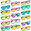 32 Pack Sunglasses Bulk with UV Protection, 16 colors Neon 80s Retro Plastic Sun Glasses Toy, Summer Pool Party Favors, Beach Party Supplies, Gift for Birthday Goody Bag Filler School Classroom Prizes
