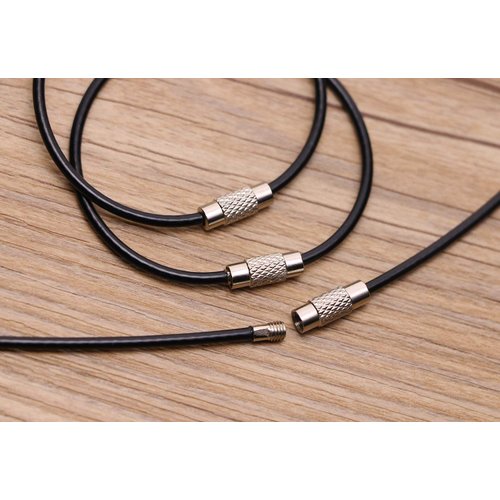 Mini Skater Stainless Steel Wire Cable Key Chain Key Ring Easy to Lock(Black)