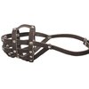 Real Leather Dog Basket Muzzle #104 Brown - Amstaff (Circumference 11.8", Snout Length 3")