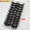 loladook 25 mm Lashes Mink Fluffy 3D Volume Mink Lashes Thick Big Long Fake Lashes Pack 25mm Dramatic Faux Mink False Eyelashes 10 Pairs