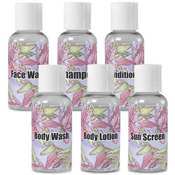Personalized Orchids Travel Bottles