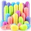 OCTERIC 120 Pcs Pastel Colorful Plastic Easter Eggs Bulk, 2.3 ", Fillable Empty Easter Eggs for Fillling Candy, Treats, Easter Hunt Basket Suffers Fillers, Easter Theme Party Favors