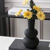 Tenforie Flower Vase Ceramic Vases for Decor, Flower Vase for Home Decor Living Room, Home, Office, Centerpiece,Table and Wedding Black