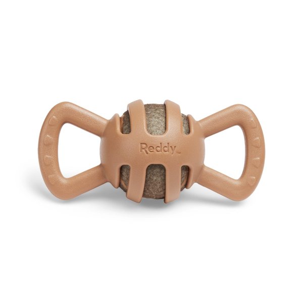 Reddy Tan Tennis Ball Tug Dog Toy Small