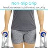 Vive Walker Grips - Padded Hand Covers - Soft Cushion Padding Medical for Folding Rolling Wheelchair, Rollator Handle, Senior, Elderly Grippers - Crutch Handle Pads - Mobility Aid Hand Cushion (Blue)