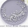 E EMZHOLE Bride Wedding Hair Comb Flower Girls Bridal Hair Vine Silver Rinestone Bridal Headpieces Hair Accessories Hair Piece for Women and Girls