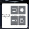 Cawevon Powkiddy X70 HD Retro Handheld Game Console 7 inch Joystick FC Arcade Simulator Two-Player Battle, Built-in 3000+ Games - 32G