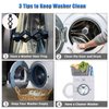 Washer Door Prop, Magoog Front Load Washer Door Prop, Keep Front Load Washer Door Open and Dry to Prevent Damping, Washer Door Holder for Front Load Washing Machines, Black