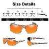JIANGTUN Coating Mirrored Camo Sports Polarized Sunglasses for Women Men,with Flexible Frame for Cycling Running Driving Fishing Trekking