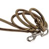 Genuine Leather Rope Leash 6Ft Long 3/16" Diam for Small to Medium Dogs
