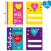 ceiba tree Valentines Day Cards with 32 Glow Sticks Kids Valentine Exchange Classroom School Party Favors Supplies