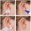 Anzero 16 Pcs Ear Piercing Kit, Disposable Ear Piercing Gun with Cubic Zirconia Stud, at Home Self Ear Piercer Kit (3MM Earrings Stud)