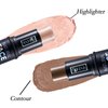 ONXK Highlighter Makeup Cream Contour Stick - Easy to Apply Natural Bronzer Stick & Blush Stick Non-greasy & Waterproof Blush for Cheeks Face Beauty Makeup Kit(Including Makeup Blush)