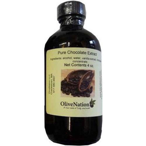 OliveNation Chocolate Extract for Baking, Rich Chocolate Flavoring for Cakes, Cookies, PG Free, Non-GMO, Gluten Free, Kosher, Vegan - 8 ounces
