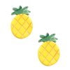 Generic Mini Pineapple Hair Clip,Small Claw Clip for Women,Acetate Hair Clip,Small Hair Clip, 1 Count (Pack of 2)