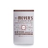 Mrs. Meyer's Clean Day Dryer Sheets, Lavender, 80 ct