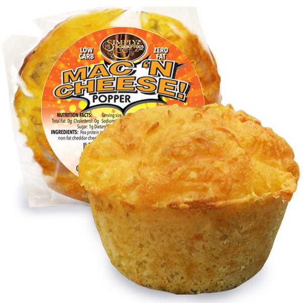 Simply Scrumptous Low Carb Mac n Cheese Popper (Muffin)