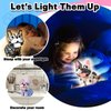 FUNZBO Paint Your Own Bull Dog Lamp - Art Painting Kit, Arts and Crafts for Kids with Art Supplies, Night Light Toys Gifts for Boys Girls Teens Age 3+ Years Old