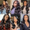 Wear and Go Glueless Wigs Human Hair Pre Plucked Pre Cut for Beginners 200% Density 15A Body Wave Lace Front Wigs for Black Women Human Hair with Baby Hair 6x5 Lace Closure Wigs Human Hair 22inch