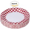 Picnic Themed 7" Disposable Round Paper Plates (50 Pack) Ideal for Parties, Family Dinner and Picnic Parties
