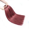 AQINBEL Braiding Hair 26 Inches -8 Bundles Braiding Hair Pre Stretched Itch Free Crochet Twist Hair for Braids Yaki texture Burgundy Braiding Hair Extensions for Women (900#)