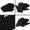 Magic Curly Sponge Gloves, Airlxf 2PCS Curl Hair Sponge Gloves Tutorial for Barbers Wave Black Twist Brush Styling Tool Hair Brush Sponge Gloves
