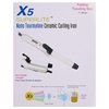 X5 SUPERLITE Nano Tourmaline Ceramic Curling Iron Folding Travel Size 1" | Model 7019