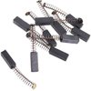NIOOLIUK 15 Pcs Carbon Brushes with Wire Leads and Brush Springs Attached 19mm x 7 mm x 6 mm for Generic Electric Motor