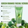 Green Tangerine Vitamin C Face Scrub - Microdermabrasion Facial Scrub, Purifying Exfoliating for Face & Body, Gentle for Sensitive Skin, Korean Skincare for Smoother Skin (1PC, 1)