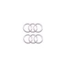 6 Pcs 90430-14M09-00 90430-14228-00 Engine Oil Drain Plug Gasket for Yamaha Outboard F100 F115 F150 F15