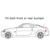 iJDMTOY Universal Fit Neo Chrome Finish JDM Quick Release Fastener Kit Compatible With Car Bumper Trunk Fender Hatch Lid