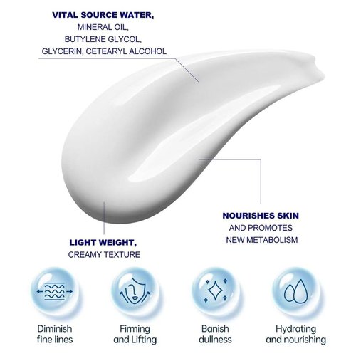 Virularty Neck Firming Cream, Firming Neck Cream, Tighten and Lift Neck Cream Care Moisturizer Face Cream