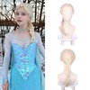 Ufindcos Kids Blonde Wig Braided Blonde for Girls Cosplay Wig Long Blonde Wig Long White Blond Wig for Halloween Costume With Wig Cap